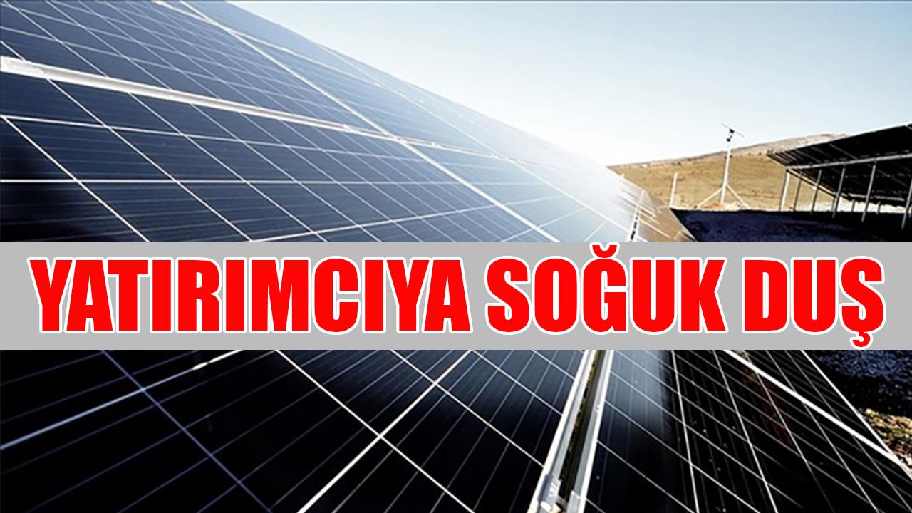 Yatırımcıya soğuk duş