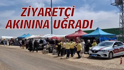 Ziyaretçi akınına uğradı