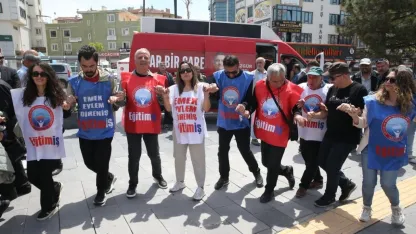 Kayseri ve çevre illerde 1 Mayıs Emek ve Dayanışma Günü kutlandı