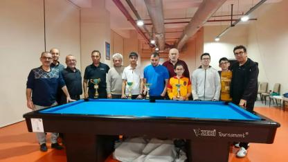 Karaman’da bilardo heyecanı sona erdi