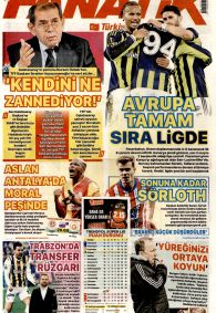 FANATİK Gazete Manşeti