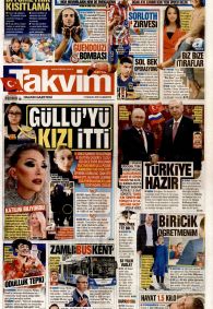 TAKVİM Gazete Manşeti