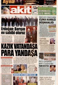 YENİ AKİT Gazete Manşeti