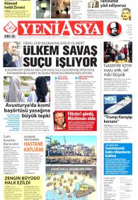 YENİ ASYA Gazete Manşeti